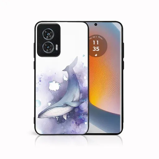 MY ART Ochranný kryt pre Motorola Edge 50 Fusion WHALE (242)