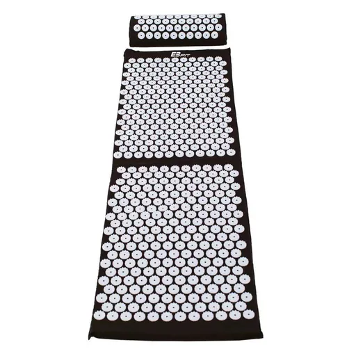 Akupresúrna podložka na cvičenie XXL, Čierna