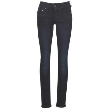 G-Star Raw  MIDGE MID STRAIGHT WMN  Rovné džínsy Modrá