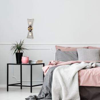 Opviq , 584TTM1968 , Zeyno - 3296 , Vintage Stílusú , Fali lámpa , E27