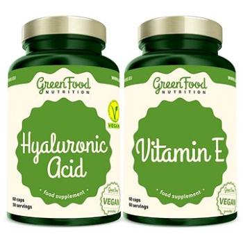 GreenFood Nutrition Hyaluronic Acid 60cps. + Vitamin E 60 cps (8594193928156)