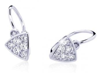 Cutie Diamonds Trblietavé detské náušnice z bieleho zlata s briliantmi DC2207-10-00-X-2