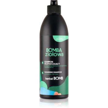 Joanna Herbal Bomb Cleansing Shampoo hĺbkovo čistiaci šampón pre mastné vlasy a vlasovú pokožku 500 ml