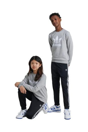 Detské tepláky adidas Originals SST TRACK PANTS čierna farba, s nášivkou, IX7630