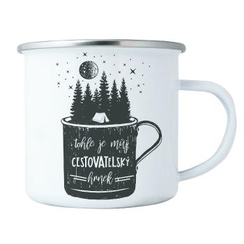 Bohemia Gifts Plechový hrnček - Pre cestovateľov, 350 ml