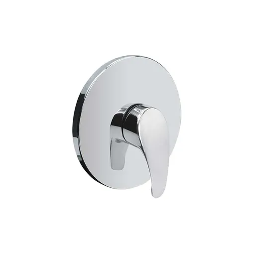 Mereo Sprchová podomietková batéria bez prepínača, Sonáta, Mbox, guľatý kryt, chróm CB60105A