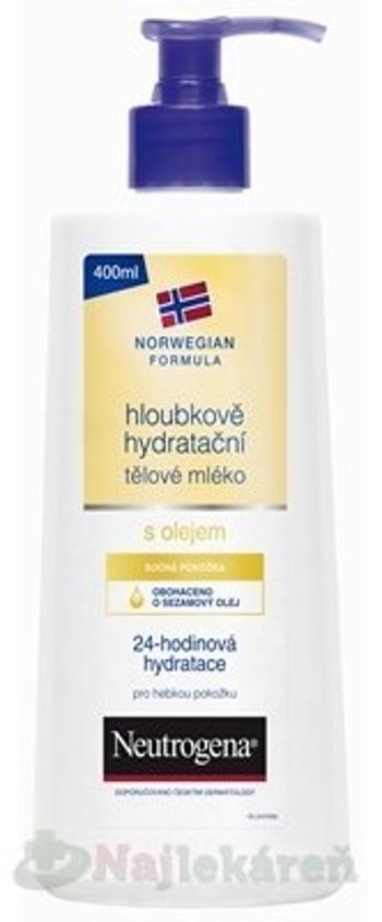 Neutrogena Body Care hĺbkovo hydratačné telové mlieko s olejom 400 ml