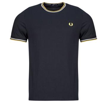 Fred Perry  TWIN TIPPED  Tričká s krátkym rukávom Modrá