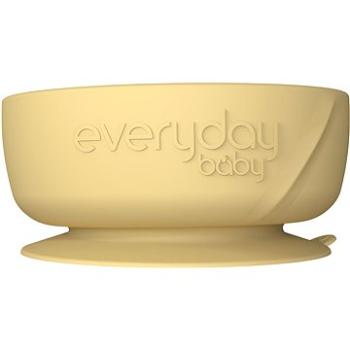Everyday Baby silikónová miska s prísavkou Soft Yellow (7350077265141)