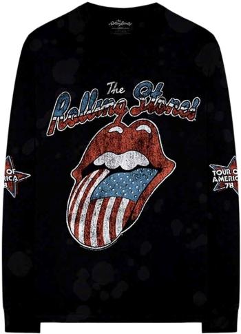 The Rolling Stones Tričko US Tour '78 Unisex Black S