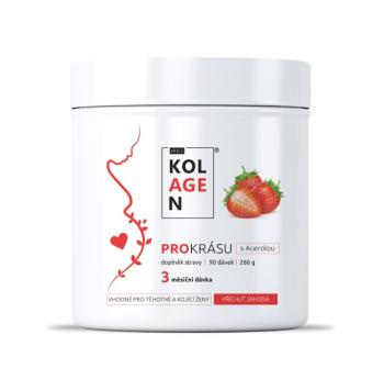 MujKolagen Kolagénový nápoj pre dojčiace a tehotné ženy s príchuťou jahody 266 g