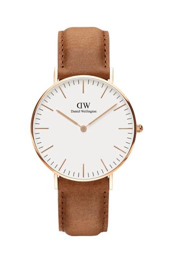 Hodinky Daniel Wellington pánske, hnedá farba, DW00100109