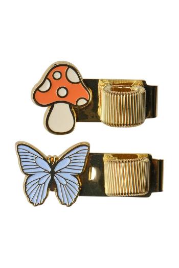 Súprava klipov na perá Designworks Ink Butterfly & Mushroom 2-pak viac farieb