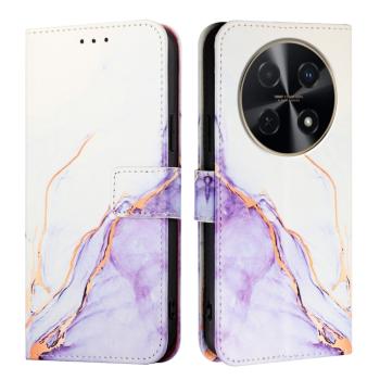 ART MARBLE Peňaženkový kryt pre Huawei Nova 12i PURPLE