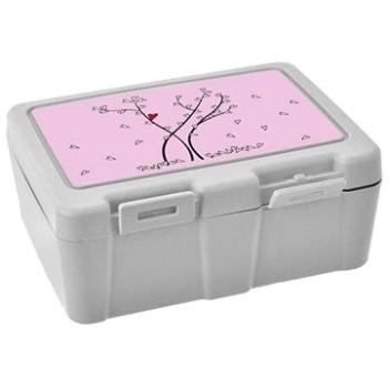 Orion Box UH desiata Lunch 18 × 14 × 7,5 cm delený SRDIEČKA (154038)