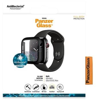 PanzerGlass Full Protection pre Apple Watch 4/5/6/SE 44 mm (čierny rámček) (3641)