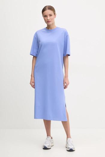 Bavlnené šaty The North Face Oversized fialová farba, maxi, oversize, NF0A8C2E0YI1