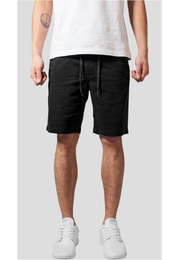 Urban Classics Stretch Twill Joggshorts navy - XL