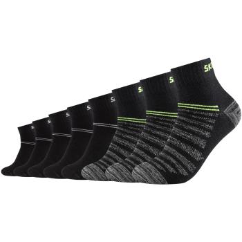 Skechers  3PPK Unisex Mesh Ventilation Quarter Socks  Športové ponožky Čierna