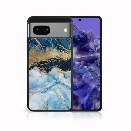 MY ART Ochranný kryt pre Google Pixel 8a BLUE MARBLE (141)