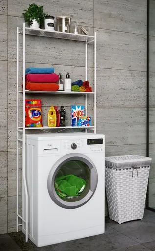 VCM Skříňka na pračku Tubas, bílá