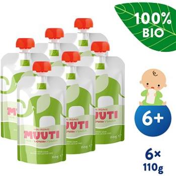 SALVEST Muuti BIO Hruška a banán s malinou 6× 110 g (4740073076002)