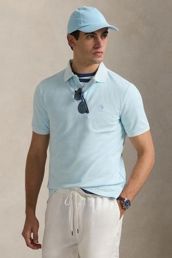 Bavlnené polo tričko Polo Ralph Lauren pánske, jednofarebné, 710969626