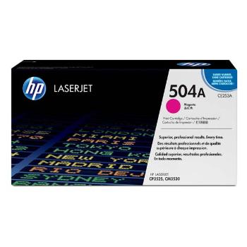 HP originál toner CE253A, magenta, 7000str., HP 504A, HP Color LaserJet CP3525, O, purpurová