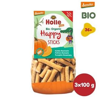 HOLLE Happy tyčinky tekvica rozmarín 3× 100 g (7640161877122)