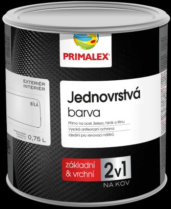 Primalex 2v1 - základná a vrchná farba v jednom biela 0,75 l