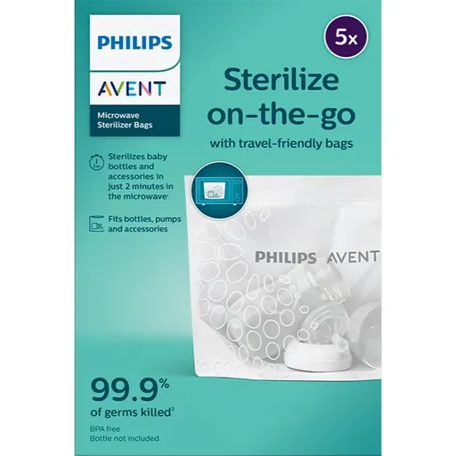 Philips Avent Steriliser bags SCF297/05 sterilizačné vrecúška do mikrovlnnej rúry 5 ks