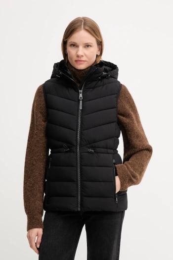 Vesta Dkny čierna farba, zimná, DLEMPS56
