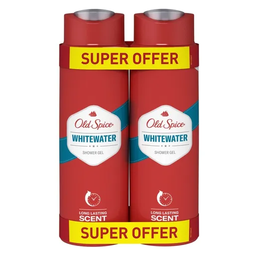 OLD SPICE Sprchový gél WhiteWater 2 x 400 ml
