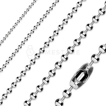 Retiazka z chirurgickej ocele, guľôčkový vzor, uzáver typu "ball clasp" TS-CN-0015 - 30 dní na vrátenie tovaru, Garancia originality