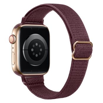 SLIM Remienok Apple Watch Ultra 1 / 2 (49mm) / 9 / 8 / 7 (45mm) / 6 / SE / 5 / 4 (44mm) / 3 / 2 / 1 (42mm) bordový