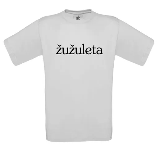 Žužuleta tričko Žužuleta logo Biela XXL