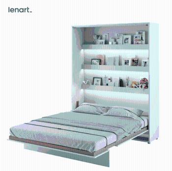 Dig-net nábytok Sklápacia posteľ Lenart BED CONCEPT BC-12 biela | 160 x 200 cm
