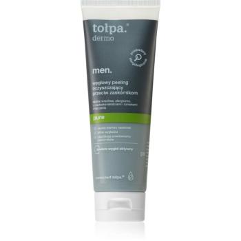 Tołpa Dermo Men Pure čistiaci peeling proti čiernym bodkám 100 ml