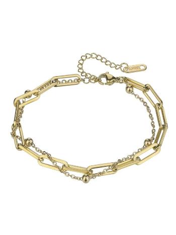 Marc Malone Dvojitý retiazkový náramok Holly Gold Bracelet MCB24021G