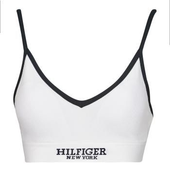 Tommy Hilfiger  TH MONOTYPE RIB  Trojuholníkové podprsenky Biela