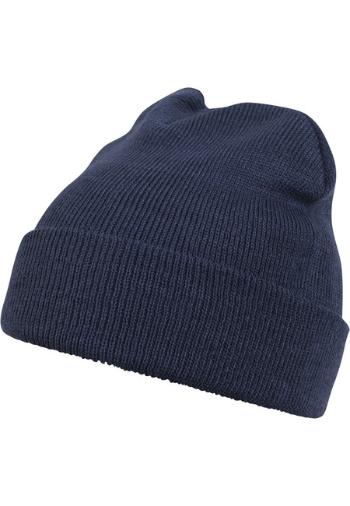 Urban Classics Beanie Basic Flap navy - UNI