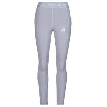 adidas  TECHFIT Stash Pocket Full-Length Leggings  Legíny Šedá