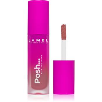 LAMEL Posh Matte Liquid Lip Stain dlhotrvajúci matný tekutý rúž odtieň №401 4 g