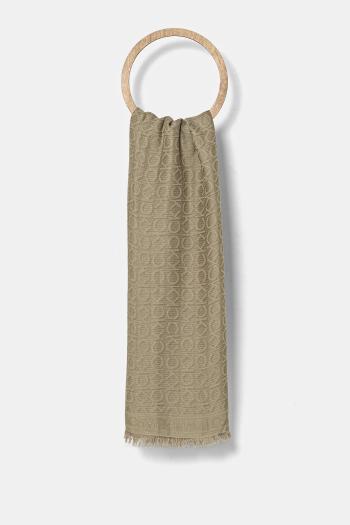 Šatka Calvin Klein dámska, zelená farba, vzorovaná, K60K608779