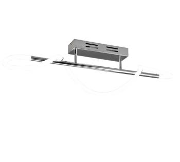 LED stropné osvetlenie Reality Argos chróm R62361106