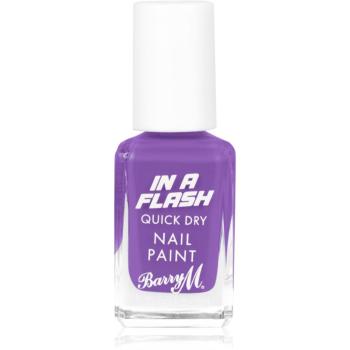 Barry M IN A FLASH lac de unghii cu uscare rapida culoare Patient Purple 10 ml