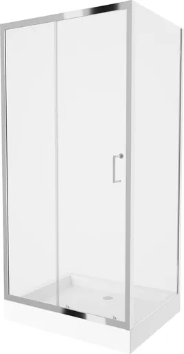 MEXEN/S - Apia Sprchovací kút 120x90, transparent, chróm + vanička Rio 840-120-090-01-00-4510