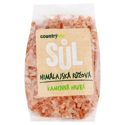 COUNTRY LIFE Soľ himalájska ružová hrubá 500 g
