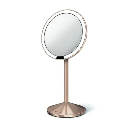Simplehuman Mini kozmetické zrkadielko rose gold nerez oceľ SHST3010