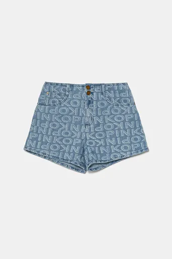 Detské rifľové krátke nohavice Pinko